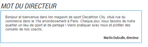 Experience Client En Grande Forme Decathlon Transforme Ses Magasins En Salles De Sport Satisfaction Client